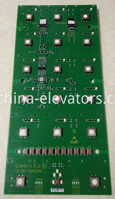 COP Button Board for Schindler 9300 Elevators 594104
